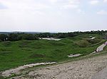 Kraterlandschaft auf dem Fort Douaumont.